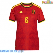 Camisa de time de futebol Bélgica Axel Witsel #6 Replicas 1º Equipamento Feminina Mundo 2026 Manga Curta